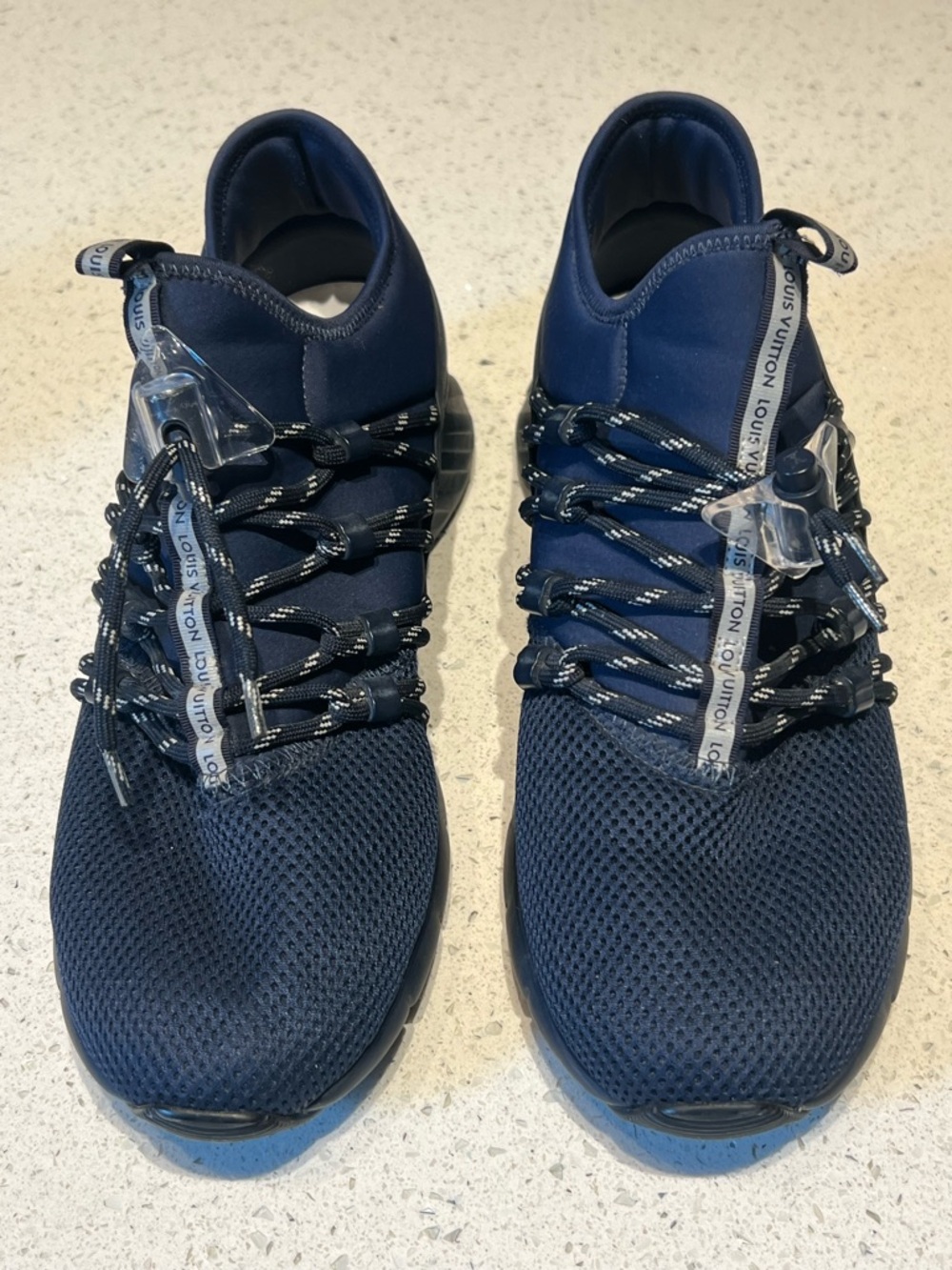 Louis Vuitton fastlane blue mesh sneakers - Picture 2 of 10